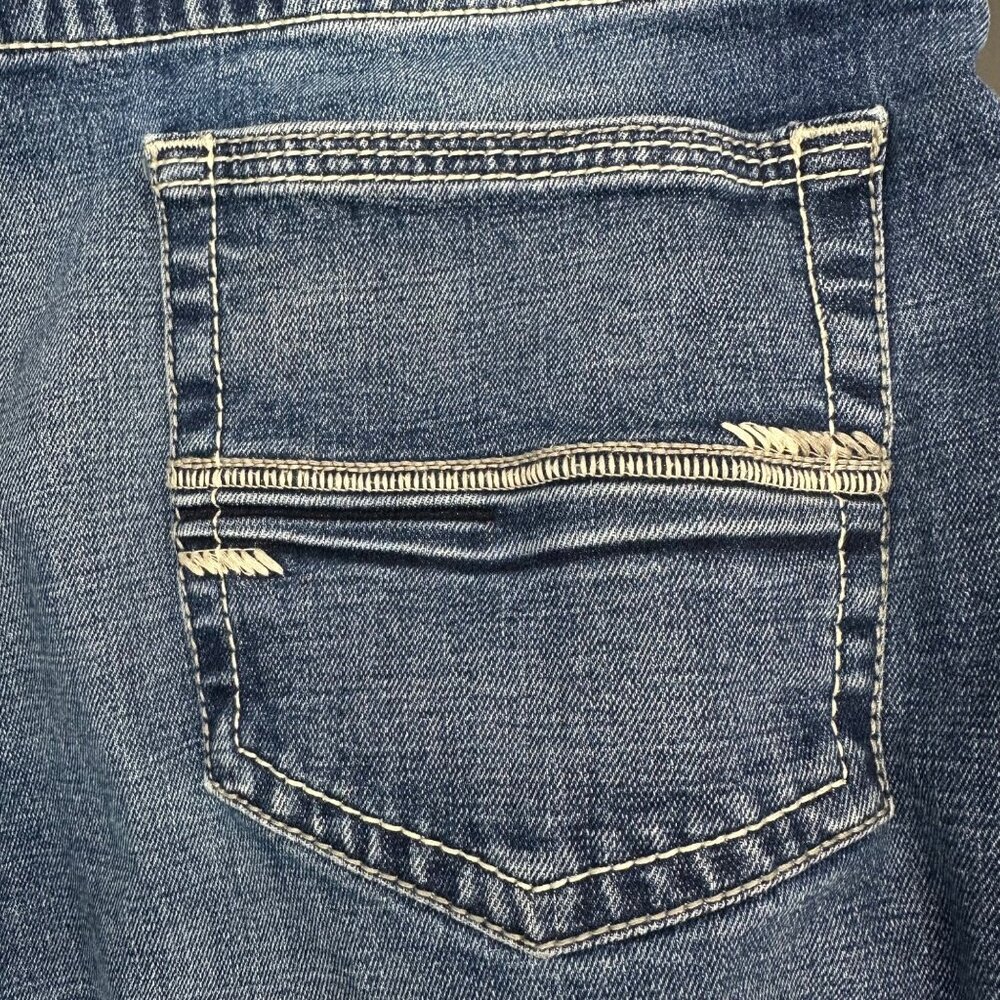 Ariat M5 Straight Fit Mens Jeans Size Denim Blue Mid Wash Straight Leg 38 x 34 - Picture 8 of 8